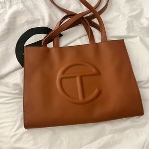 Telfar Shopping Tote Medium Tan